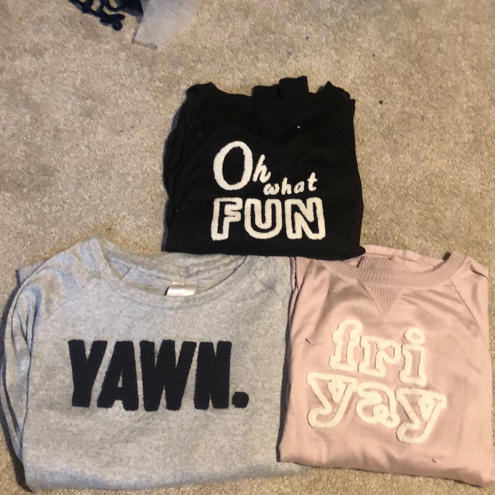 Long sleeve nightshirts
